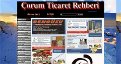 Desktop Screenshot of corumticaretrehberi.com